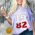 Reunion 1982 Class Of 1982 Reunion 82 Graduation 1982 Comfort Color Blast T-Shirt Amethyst