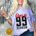 Reunion 1999 Matching Graduation High School Class Of 1999 Comfort Color Blast T-Shirt Amethyst