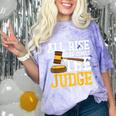 All Rise Here Comes The Judge Lawyer Graduation Quote Comfort Color Blast T-Shirt Amethyst