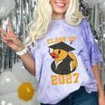 Rubber Duck Class Of 2027 Senior 2027 Graduation Year Senior Comfort Color Blast T-Shirt Amethyst