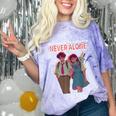 Running Together Always Connected Anime Nostalgia Message Comfort Color Blast T-Shirt Amethyst Running Together Always Connected Anime Nostalgia Message Comfort Color Blast T-Shirt Amethyst