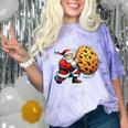 Santa Holding Cookie Xmas Baker Introvert Christmas Comfort Color Blast T-Shirt Amethyst Santa Holding Cookie Xmas Baker Introvert Christmas Comfort Color Blast T-Shirt Amethyst