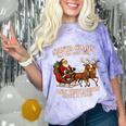 Santa Has The Right Idea Introvert Christmas Comfort Color Blast T-Shirt Amethyst Santa Has The Right Idea Introvert Christmas Comfort Color Blast T-Shirt Amethyst