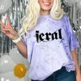 Sarcasm Women Introvert Wild Men Feral Comfort Color Blast T-Shirt Amethyst