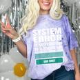 Sarcastic Apparel For Antisocial Introverts System Error Comfort Color Blast T-Shirt Amethyst Sarcastic Apparel For Antisocial Introverts System Error Comfort Color Blast T-Shirt Amethyst