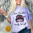 I Came I Saw I Had Anxiety So I Left Messy Bun Introvert Comfort Color Blast T-Shirt Amethyst