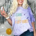 I Came I Saw I Left Early Introverts Lovers Comfort Color Blast T-Shirt Amethyst