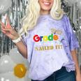 Second 2nd Grade 2018 Nailed It Graduation Shirt Comfort Color Blast T-Shirt Amethyst