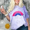 Secretly Bisexual Bi Introvert Bi Pride Antisocial LGBTQ Comfort Color Blast T-Shirt Amethyst