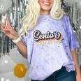 Senior 2021 Grad Shirt Retro 2021 Graduation Comfort Color Blast T-Shirt Amethyst
