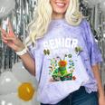 Senior 2025 Graduation Caterpillar For Kids Cute Coquette Comfort Color Blast T-Shirt Amethyst