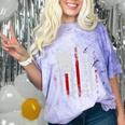 Senior 2026 American Flag Shirt USA Graduation Class Of 2026 Comfort Color Blast T-Shirt Amethyst