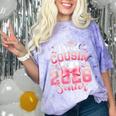 Senior 2026 Class Of 26 Coquette Pink Bow Graduation Cousin Comfort Color Blast T-Shirt Amethyst