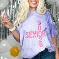 Senior 2026 Class Of 2026 Seniors Graduation 2026 Girl Women Comfort Color Blast T-Shirt Amethyst