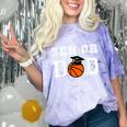 Senior 2026 Dad Basketball Graduation Comfort Color Blast T-Shirt Amethyst