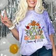 Senior 2026 Graduate Class Of 2026 Wildflowers Graduation Comfort Color Blast T-Shirt Amethyst