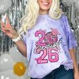 Senior 2026 Graduation Girls Coquette Pink Bow Class Of 2026 Premium Comfort Color Blast T-Shirt Amethyst