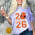 Senior Basketball Class Of 2026 Crew Basketball Graduation Comfort Color Blast T-Shirt Amethyst