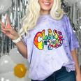 Senior Class Of 2019 Boho Tie Dye Graduation Comfort Color Blast T-Shirt Amethyst