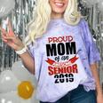 Senior Class Of 2019 Tshirt Graduation Awesome Mom Comfort Color Blast T-Shirt Amethyst