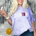 Senior Class Of 2019 Graduation Shirt Graduate Comfort Color Blast T-Shirt Amethyst