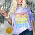 SENIOR CLASS 2019 T SHIRT High School Graduation Comfort Color Blast T-Shirt Amethyst