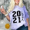 Senior Class Of 2021 Graduation High School College Comfort Color Blast T-Shirt Amethyst
