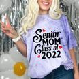 Senior Class Of 2022 School Graduation Mom Comfort Color Blast T-Shirt Amethyst