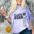 Senior Class Of 2026 Graduation Year High School & College Comfort Color Blast T-Shirt Amethyst