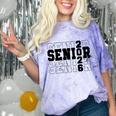Senior Class Of 2026 Varsity Text Graduation Comfort Color Blast T-Shirt Amethyst