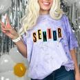 Senior Class Of 2026 Women Men Graduation Class Of 2026 Comfort Color Blast T-Shirt Amethyst