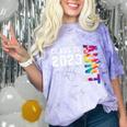 Senior Graduation Class Of 2023 Aunt Senior Tie Dye Comfort Color Blast T-Shirt Amethyst