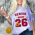 Senior Mom 2026 Proud Senior Mom Class Of 26 For Graduation Comfort Color Blast T-Shirt Amethyst