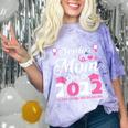 Senior Mom Of A Class Of 2022 Heart School Graduation Comfort Color Blast T-Shirt Amethyst