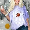 Senior Mom Class Of 2024 Football Proud Mom Graduation Comfort Color Blast T-Shirt Amethyst