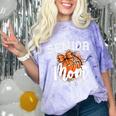 Senior Mom Class Of 2026 Coquette Bow Basketball Graduation Comfort Color Blast T-Shirt Amethyst