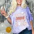 Senior Mom Class Of 2026 Graduate Baseball 2026 Graduation Comfort Color Blast T-Shirt Amethyst