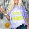 Senior Poppa 2025 Tennis Class Of 2025 Graduation Comfort Color Blast T-Shirt Amethyst