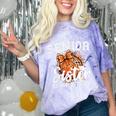 Senior Sister Class Of 2026 Coquette Basketball Graduation Comfort Color Blast T-Shirt Amethyst