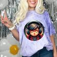 Serene Music Enthusiast With Headphones Introvert Cute Boy Comfort Color Blast T-Shirt Amethyst