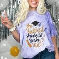 She Believed She Could So She Did Graduation Shirt Comfort Color Blast T-Shirt Amethyst