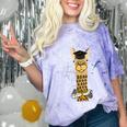 SmileteesGrad Llama Graduation T-Shirt Comfort Color Blast T-Shirt Amethyst