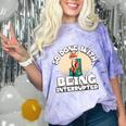 So Done With Being Interrupted Sick And Tired Introvert Premium Tri-Blend Comfort Color Blast T-Shirt Amethyst