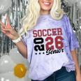 Soccer Senior Night Soccer Senior 2026 Graduation 71 Comfort Color Blast T-Shirt Amethyst