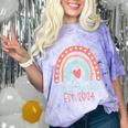 Social Worker Work MSW BSW Graduation 2024 Masters Degree Comfort Color Blast T-Shirt Amethyst