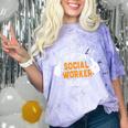 Social Work s Graduation Social Worker Men Comfort Color Blast T-Shirt Amethyst