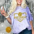 Softball Senior Night Softball Senior 2025 Graduation 20 Comfort Color Blast T-Shirt Amethyst
