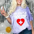 My Son Is A Doctor Shirt Proud Parents Graduation Comfort Color Blast T-Shirt Amethyst