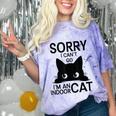 Sorry I Can't Go I'm An Indoor Cat Introvert Cats Comfort Color Blast T-Shirt Amethyst Sorry I Can't Go I'm An Indoor Cat Introvert Cats Comfort Color Blast T-Shirt Amethyst