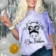 That Sounds Like A You Problem Messy Bun Introvert Comfort Color Blast T-Shirt Amethyst
